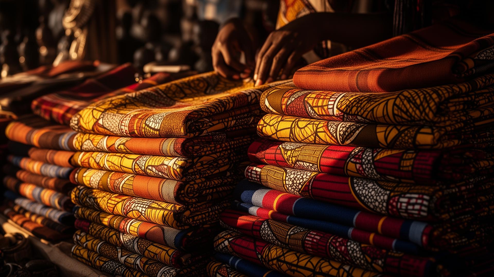 Kenyan handcrafted products on display